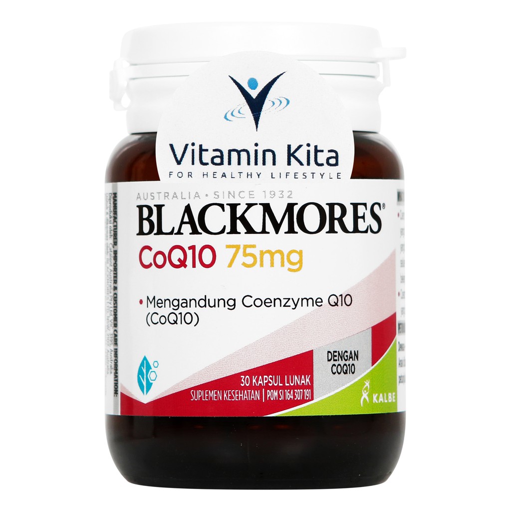 BLACKMORES COQ10 75MG BPOM KALBE - 30 CAPS