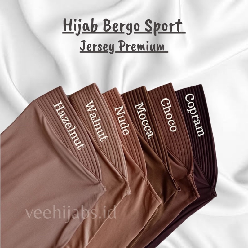 HIJAB SPORT REGULER BY VEEHIJABS.ID | JILBAB SPORT | HIJAB BERGO SPORT | HIJAB OLAHRGA BY VEEHIJABS.