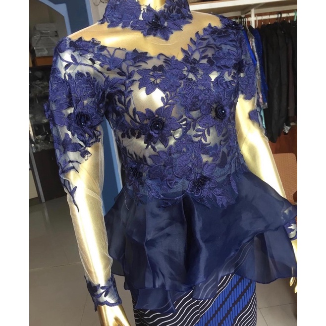 preloved kebaya navy