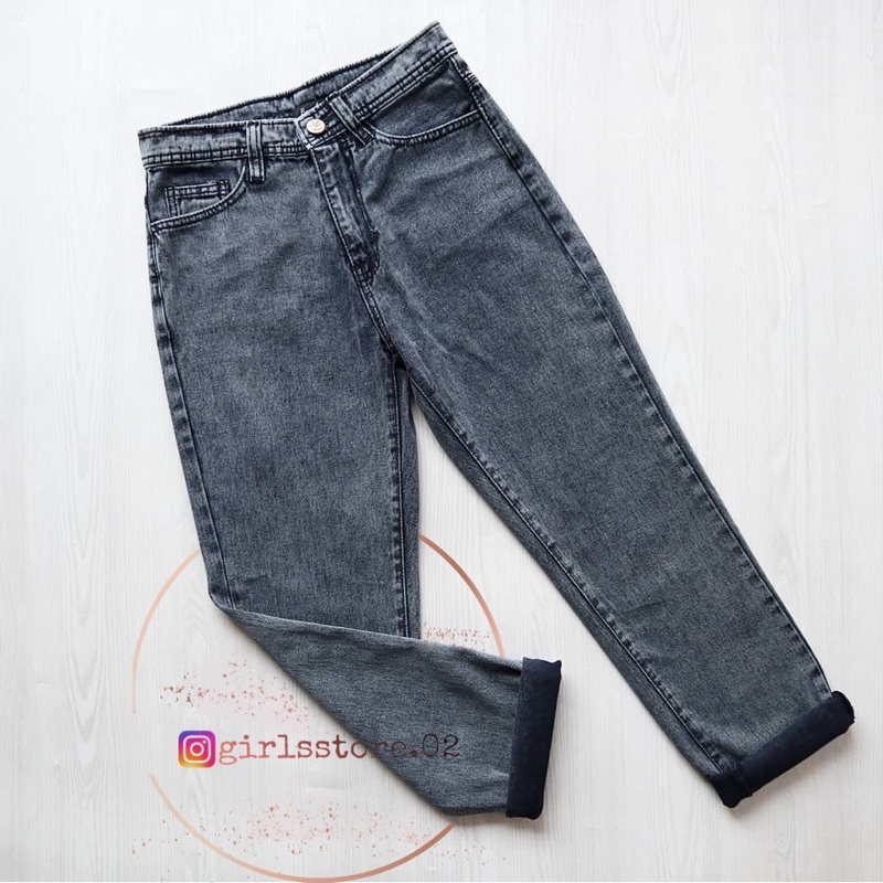 Jeans Boyfriend snow black