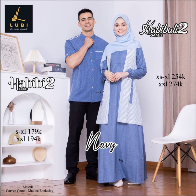 COUPLE TERBARU LUBI GAMIS HABIBATI2 DAN KOKO HABIBI2