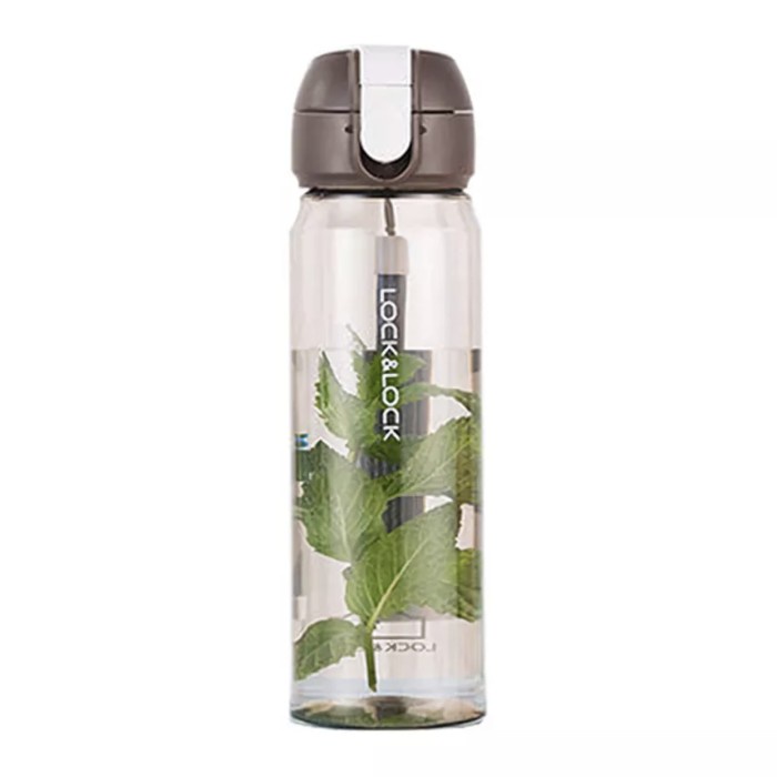 LOCK &amp; LOCK SIMPLE ONE TOUCH BOTTLE 550ml BROWN