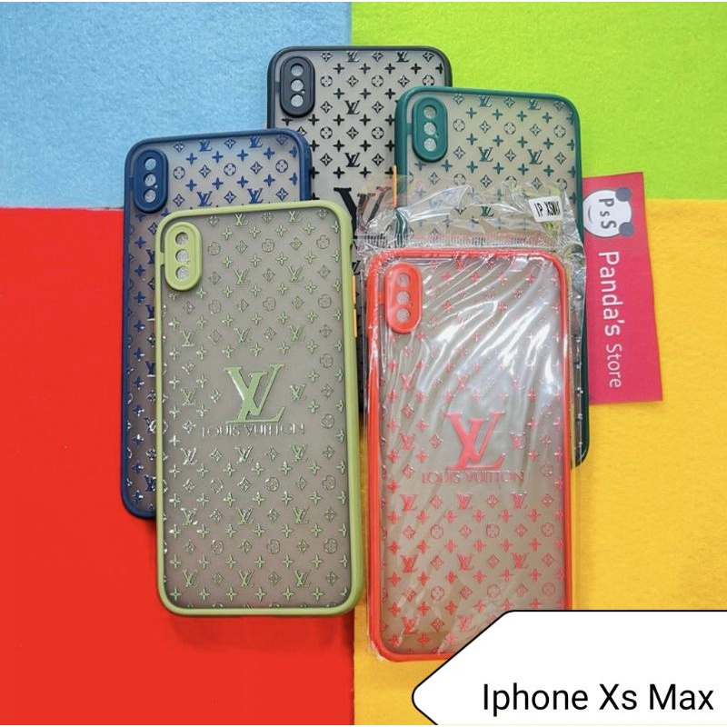 Case Iphone Xs Max My choice LV LOUIS VUITTON + Ring Kamera / Pelindung Kamera (PsS)