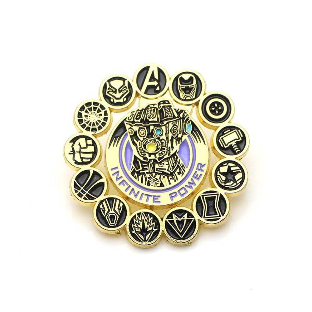 Mxbeauty The Avengers Bros Ransel Anak Kerah Bros Thanos Gauntlet Marvel Badge Pin Enamel Pin