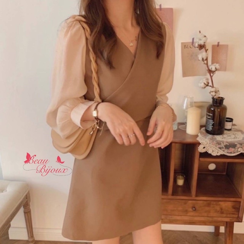 aesthetic korea mini short dress import formal casual daily