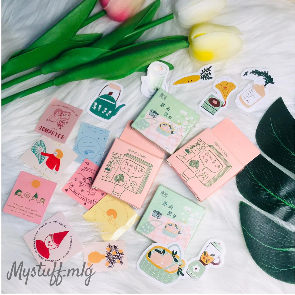 

STICKER PACK DAILY LIFE (STIKER BOX) 45 PCS