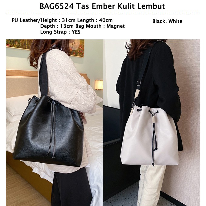 TAS WANITA FASHION SZ6524 Tas Ember Kulit Lembut