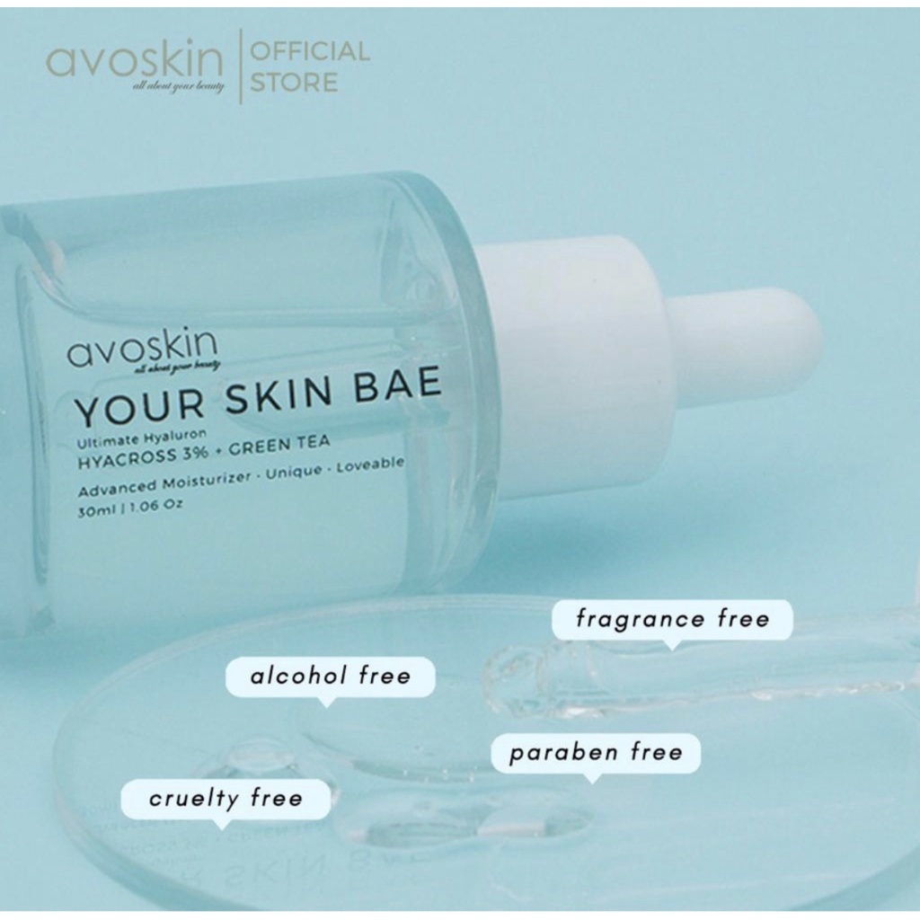 Avoskin Your Skin Bae Ultimate Hyaluron HYACROSS 3% + Green Tea Serum 30ml