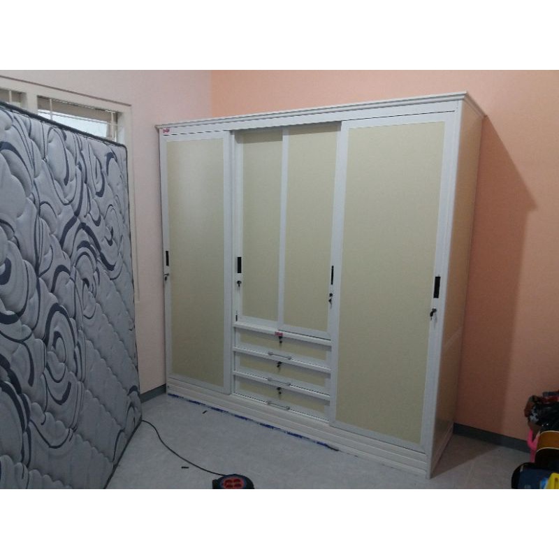 Lemari Pakaian Minimalis Bahan ACP Komposit  Cantik Mewah Murah Berkualitas Istimewa CV. RAJAKARYA 2