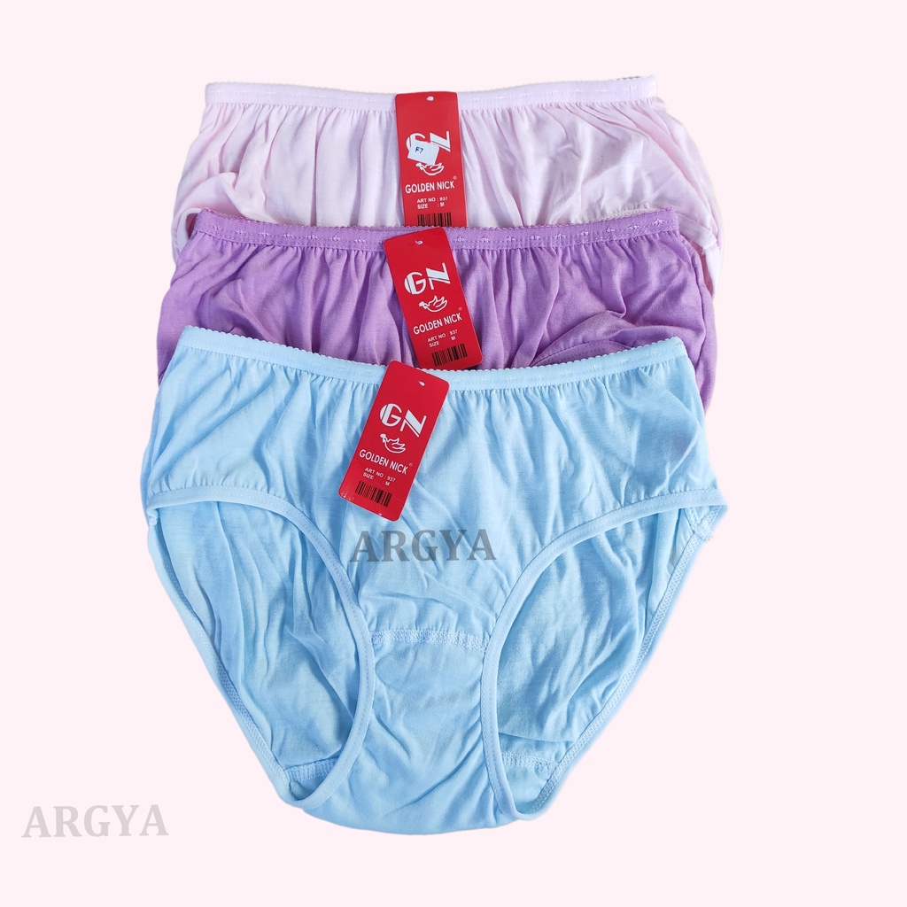 1 Pcs Celana Dalam Wanita Warna Cerah Sempak Perempuan Real Pick