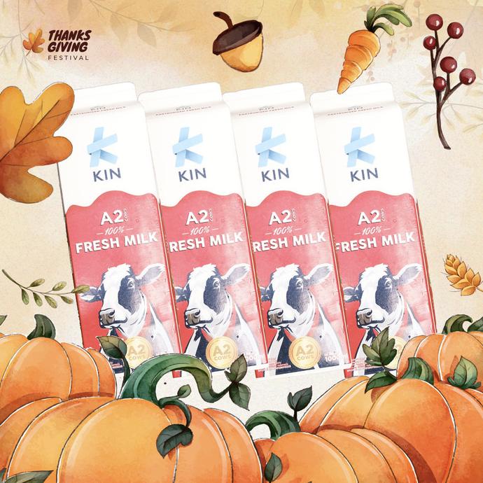 

(BISA COD) KIN A2 DAIRY FRESH MILK SUSU SEGAR 4 PCS - PROMO HEMAT Kode 295