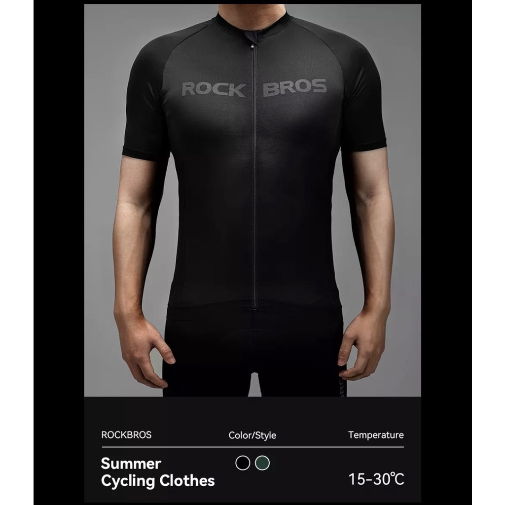 Rockbros Jersey ZH0708 Cycling Sleeveless T-Shirt unisex baju sepeda RB