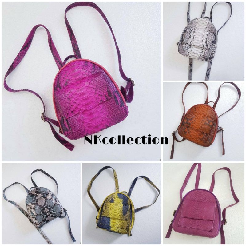 tas kulit ular (ransel cute)