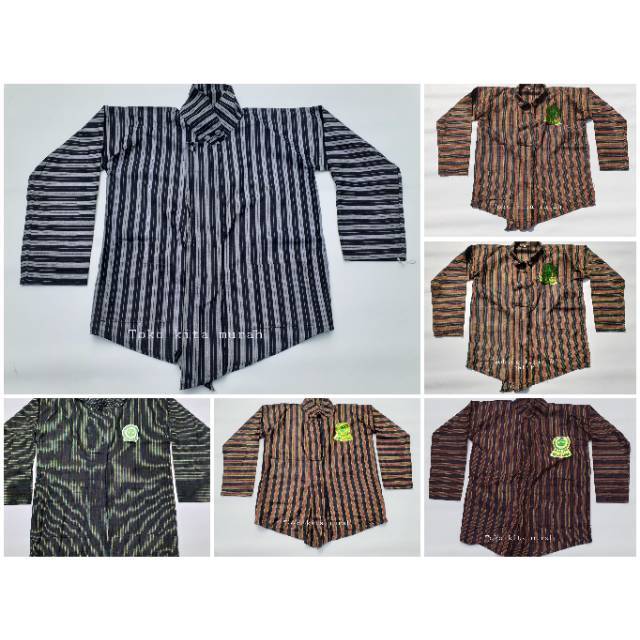 Baju adat jawa | baju surjan lurik | baju sorjan | baju lurik |