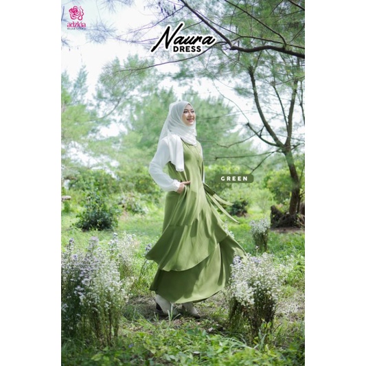 Naura Dress Gamis Set By Adzkia Hijab