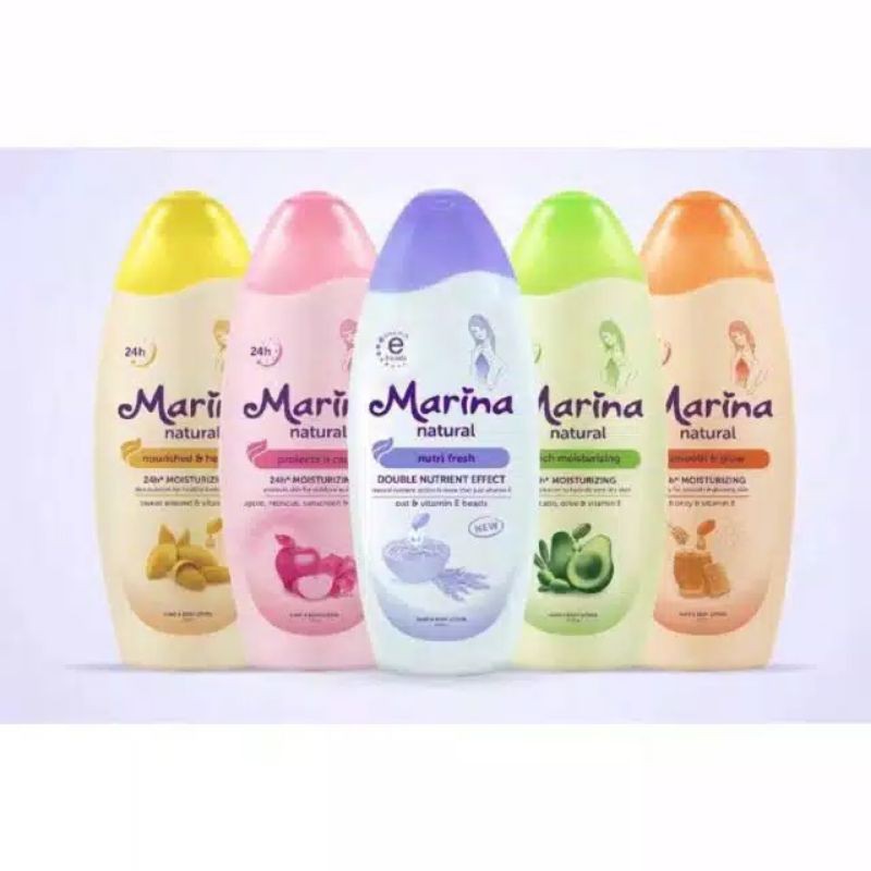 Marina Natural Handbody Lotion 190ml Original Termurah