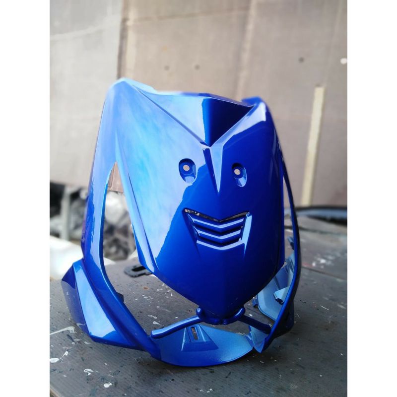 cover front panel tameng kap depan beat karbu KVY biru tua