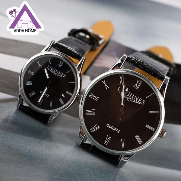 Adda Home - Jam Tangan Pasangan Couple Hand Watch Desain Korea - C1