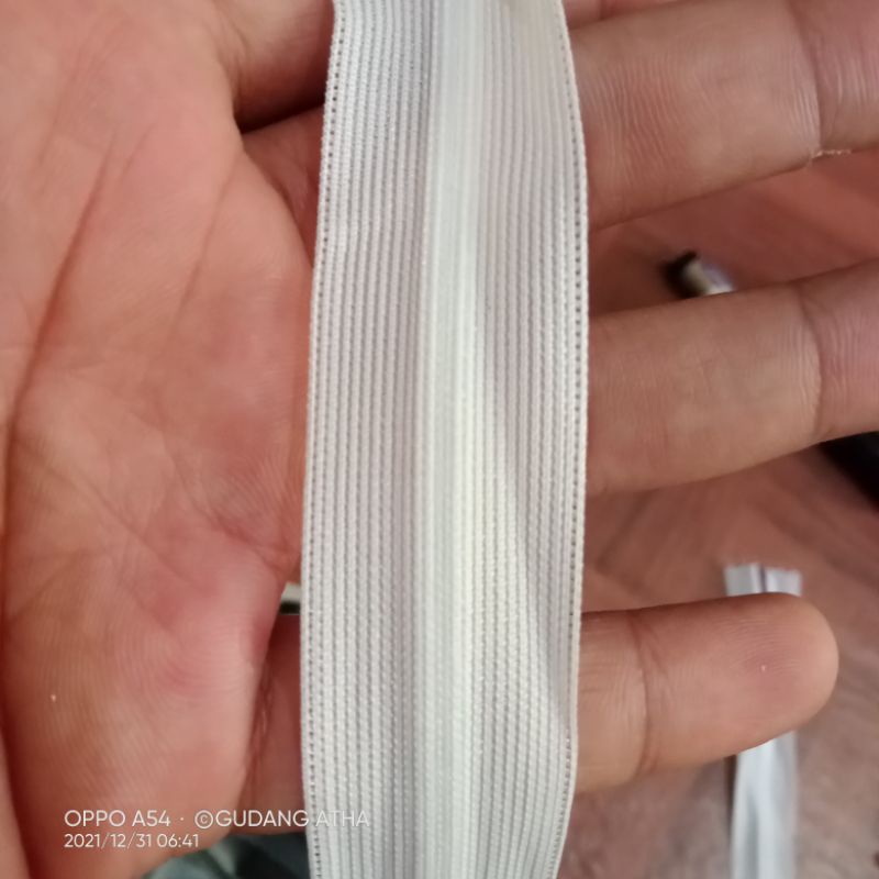 12pcs Sleting Resleting Jepang Invisible Zipper Gamis  25cm /10 inch Lusinan Grosir Murah Berkualitas-Putih