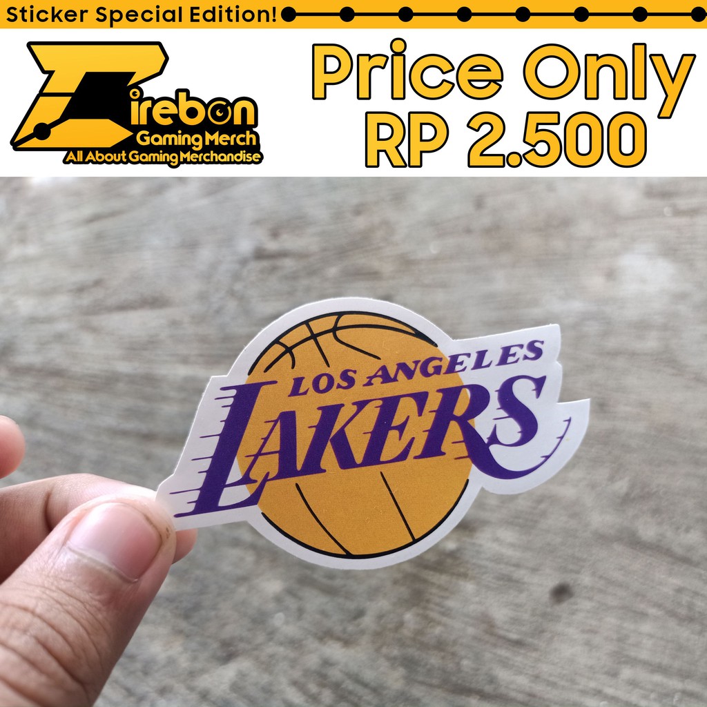 

Sticker Stiker Nba Los Angeles Lakers