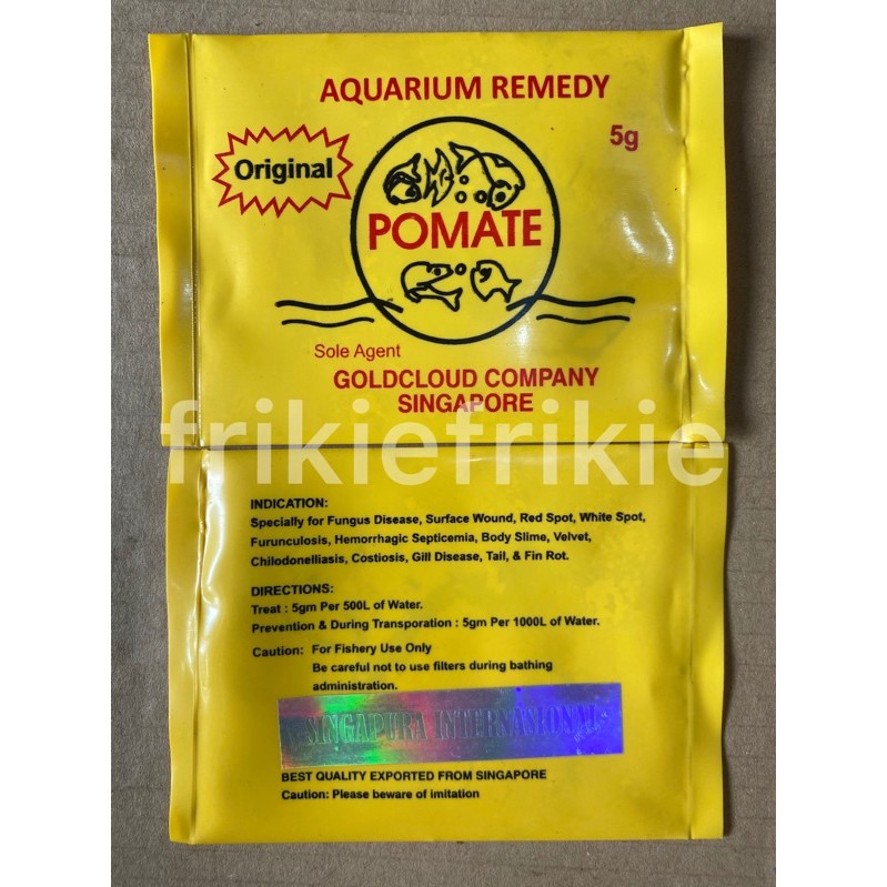 Obat ikan Pomate Singapura Original