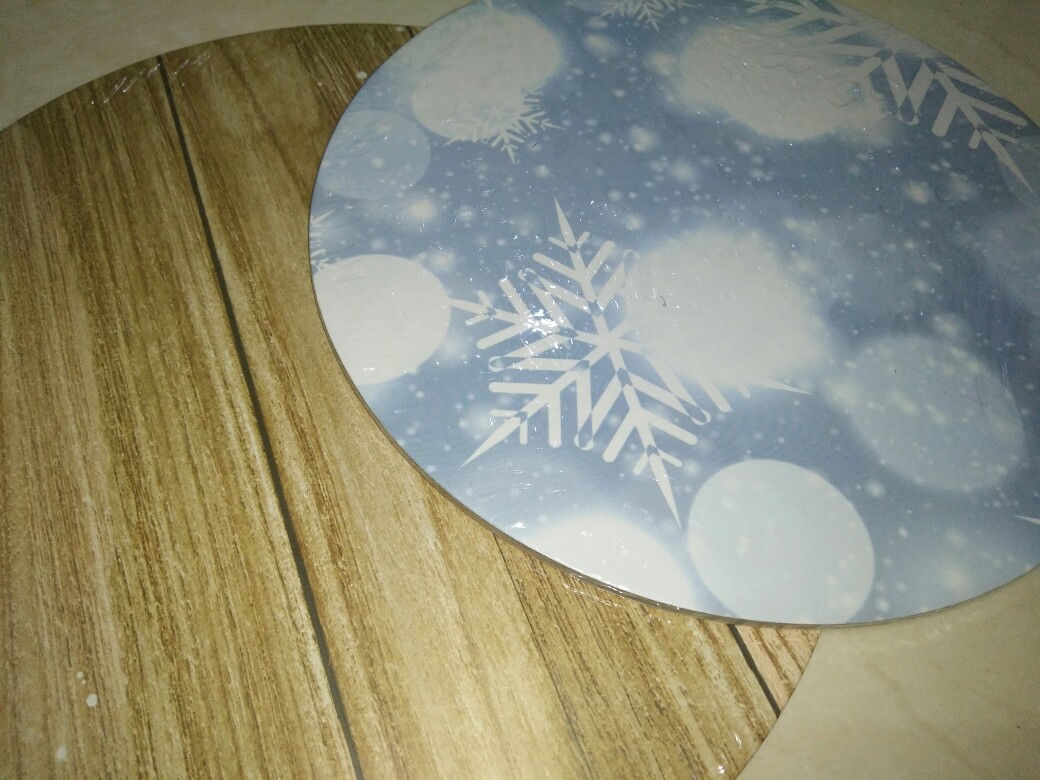 Nicole Creations Premium Cake Boards Round Dreamy Snowflakes | Tatakan Kue | Alas Kue