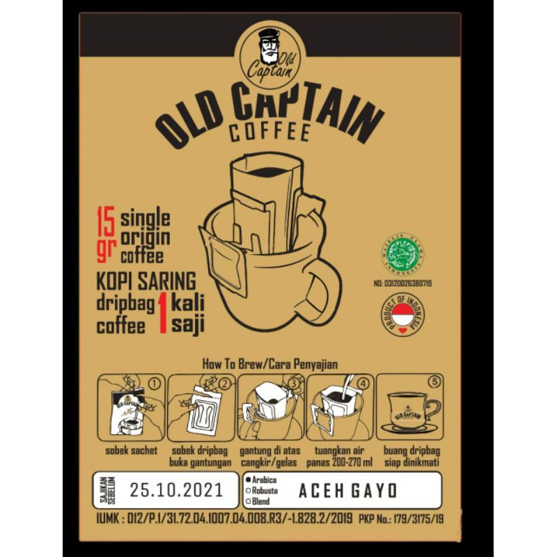 

kopi drip old caption, halal