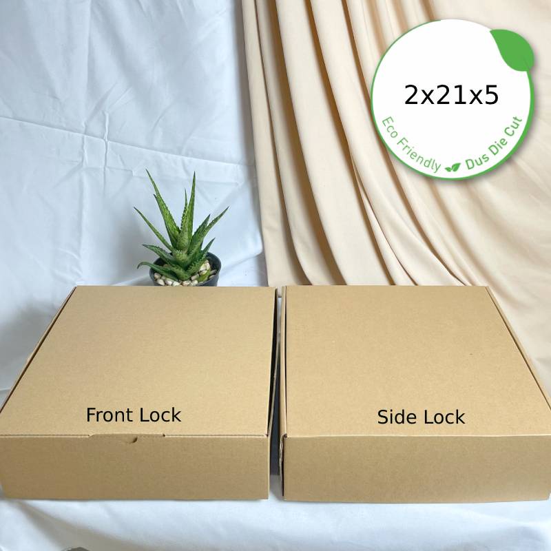 

Dus Packing 21x21x5 Die Cut - Karton Box Kardus Eco-Friendly