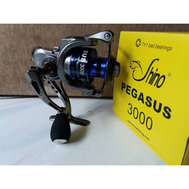 STICK PANCING TERBARU Reel SHINO PEGASUS 3000  7 1 BB  Body Full Metal Buat pemancing