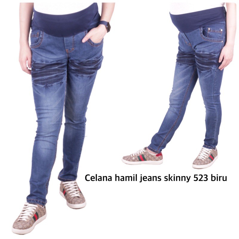 Celana hamil jeans skinny 523 celana hamil