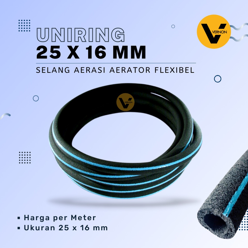 Selang Uniring 25x16mm Gelembung Aerasi Aerator