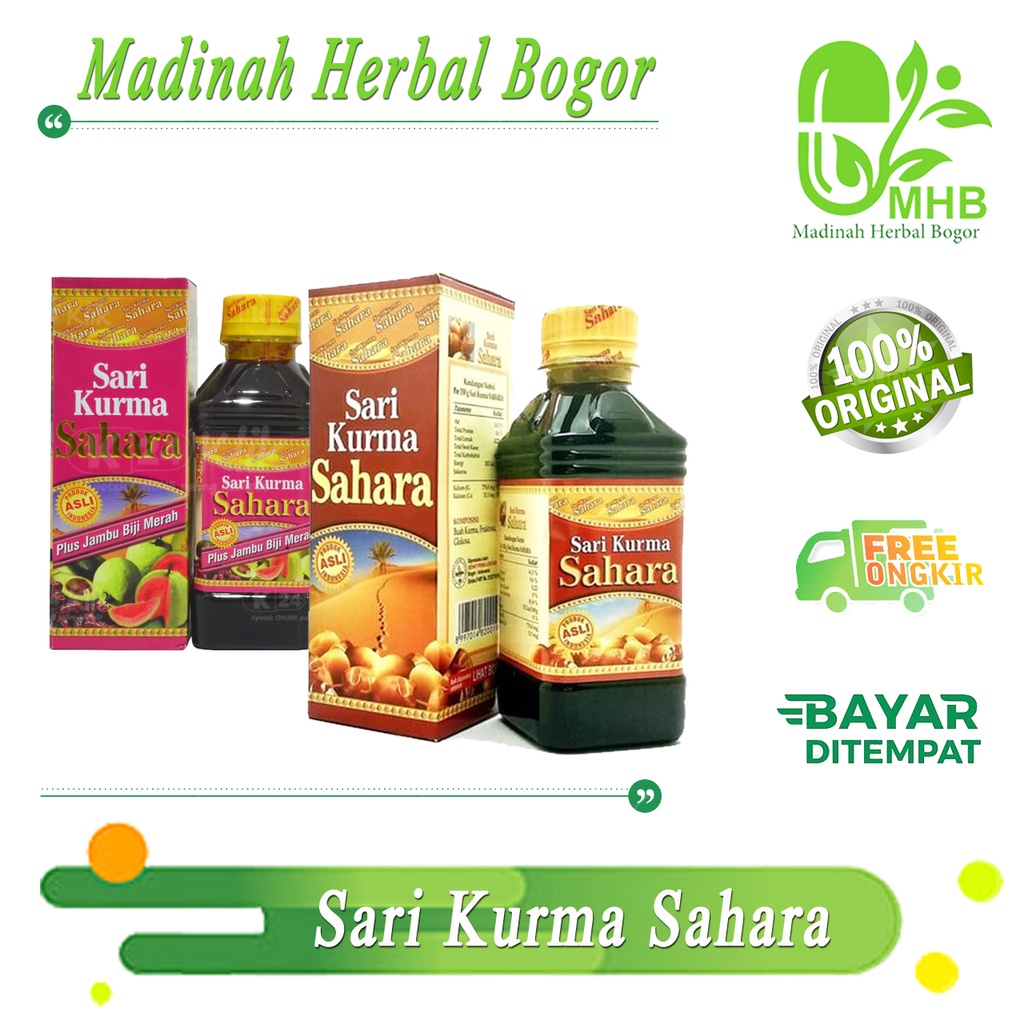 

Sari Kurma Sahara Reguler | Sari Kurma Sahara Jambu Biji 330gr