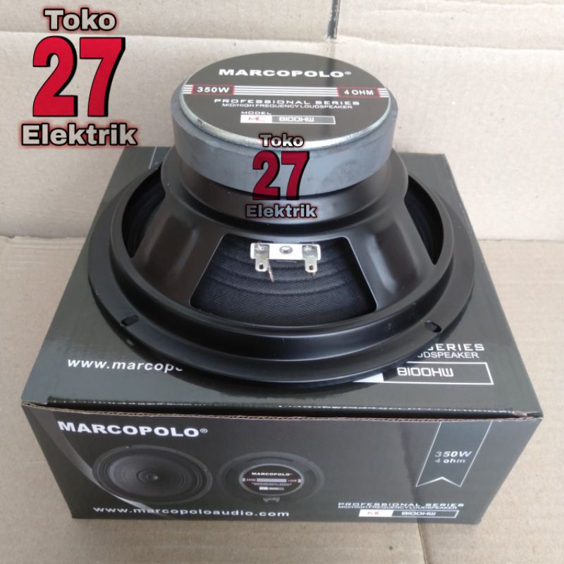 Speaker Full Range Marcopolo 8 inch MC 8100 HW