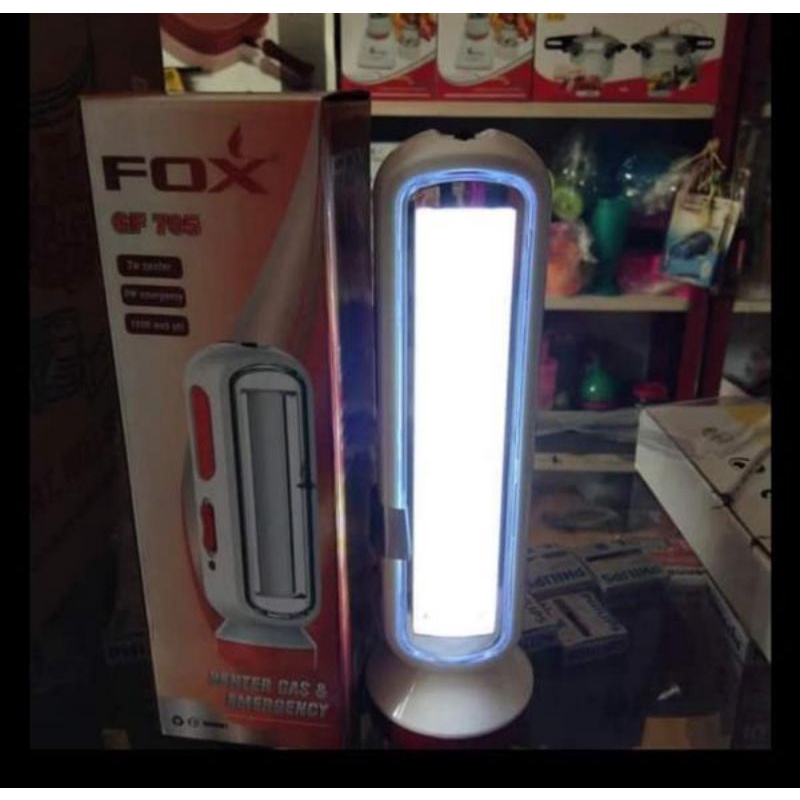 Lampu Emergency plus senter FOX