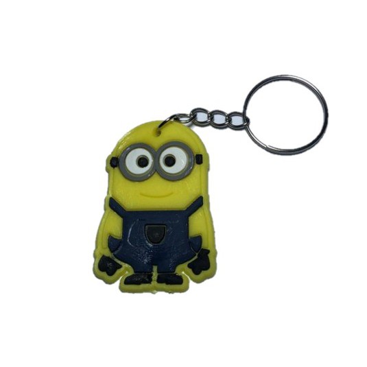 PEACH - Gantungan Kunci Karakter Unik Keychain PVC Souvenir / Souvenir Gantungan Kunci Karakter Lucu G210-Minion