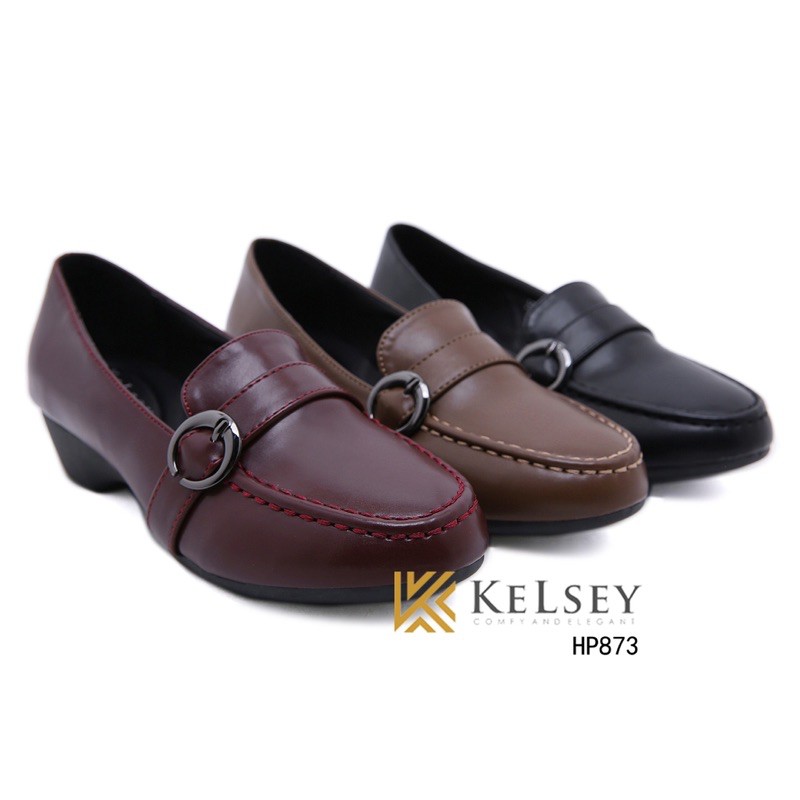 (GRATIS ALAS KAKI) RESTOCK!!  NICOLE SEPATU KERJA WANITA KELSEY HP873 SEPATU KULIT HEELS WANITA