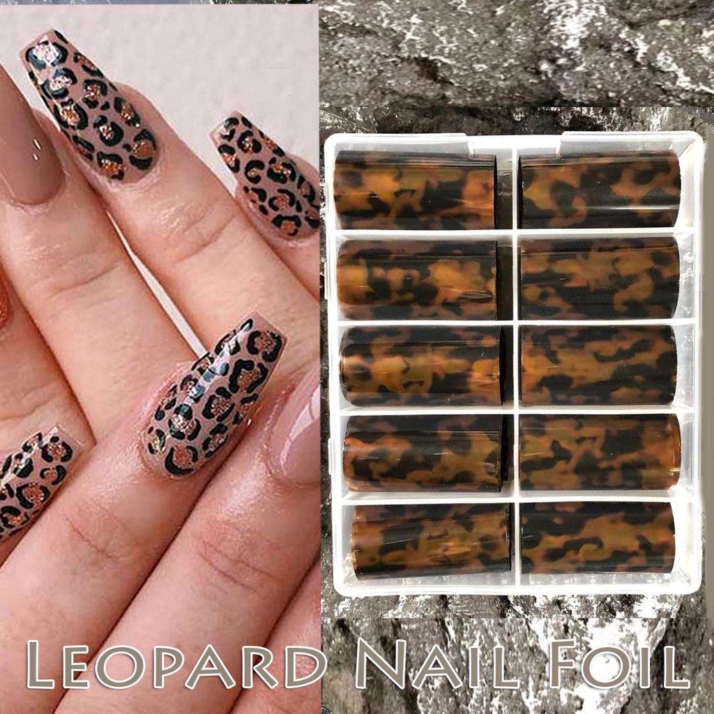 Preva Dekorasi Nail Foil Nail Art Langit Berbintang Autumn Amber