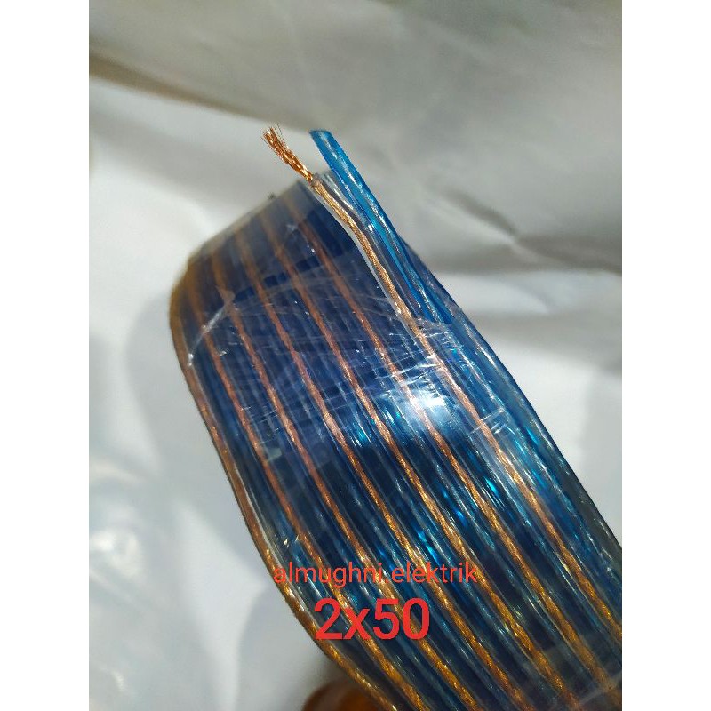 kabel listrik transparan kabel serabut body besar kabel audio kabel 2x50