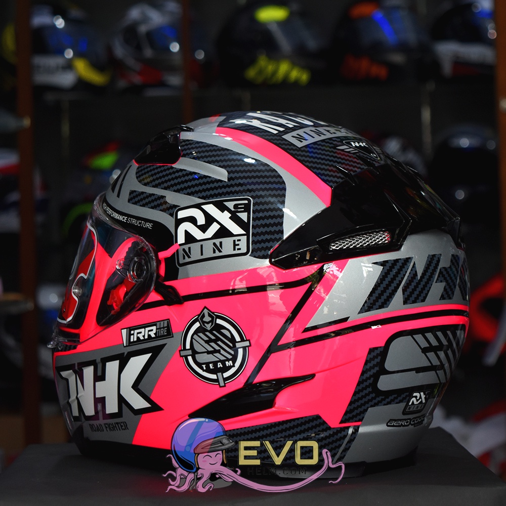 NHK RX9 RACER PINK - NHK RACER X PINK - PINK FLUO/SILVER