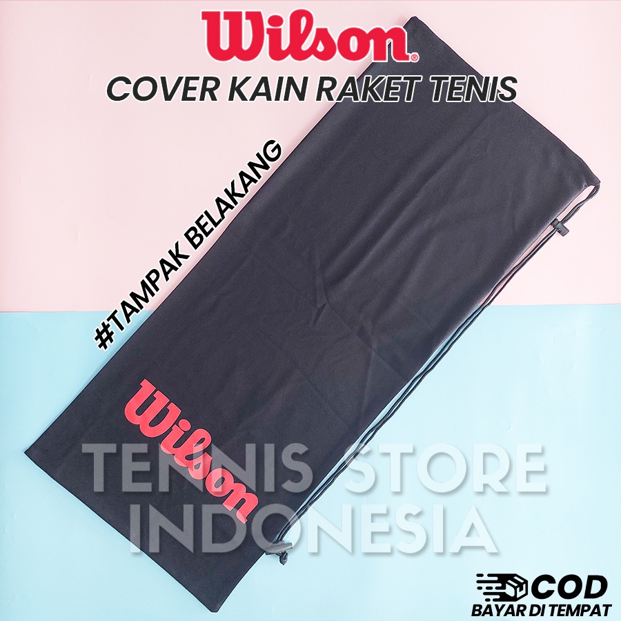 Cover Kain Raket Tenis Logo WILSON