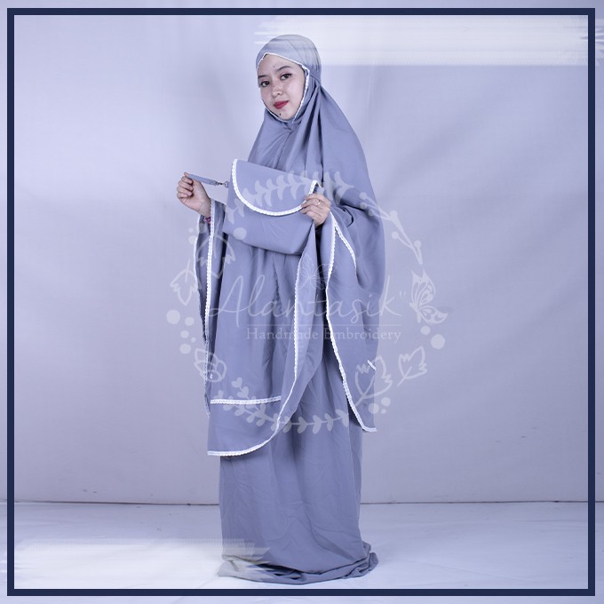 Alantasik - mukena wolfis jumbo lace R.12