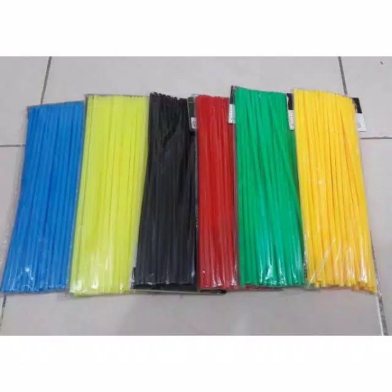 Cover Pipet Jari Jari Sepeda Motor Ukuran panjang Ring 24cm/240mm Warna Kilat