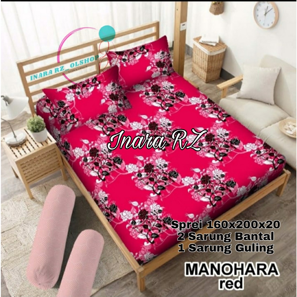 Sprei Manohara, Sprei Homemade 180x200 , Seprai 180x200 No 1, Sprei Bunga