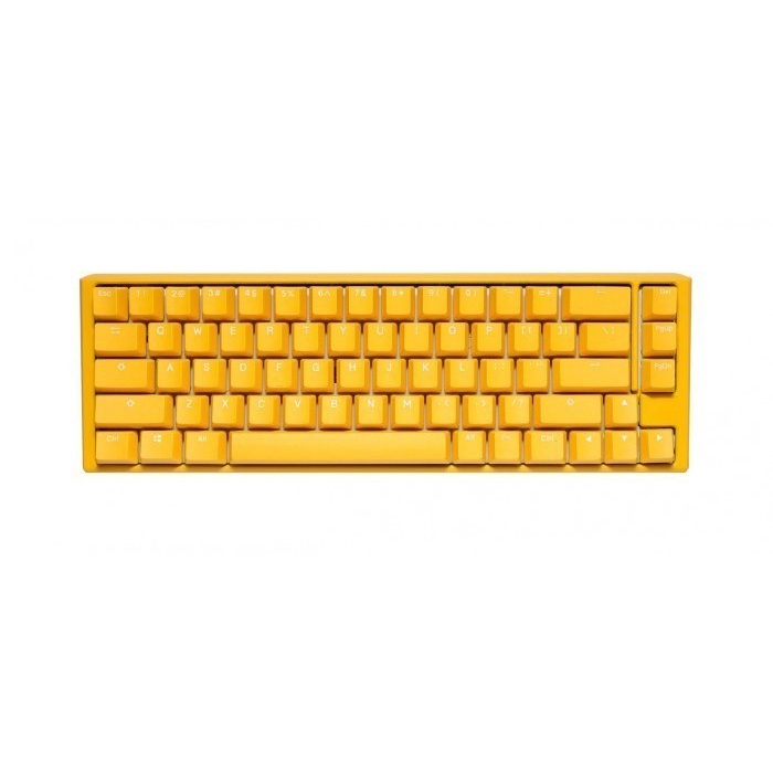 Ducky One 3 Yellow SF 65% / English/ PBT/ Seamless double shot/RGB LED - BLACK