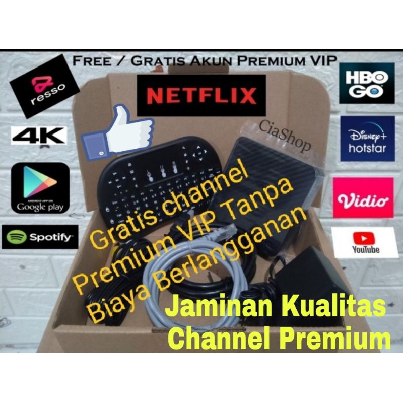 STB Android Tv Box Smart Tv Box FULL ROOT FULL APLIKASI  SUPPORT GOOGLE PLAYSTORE