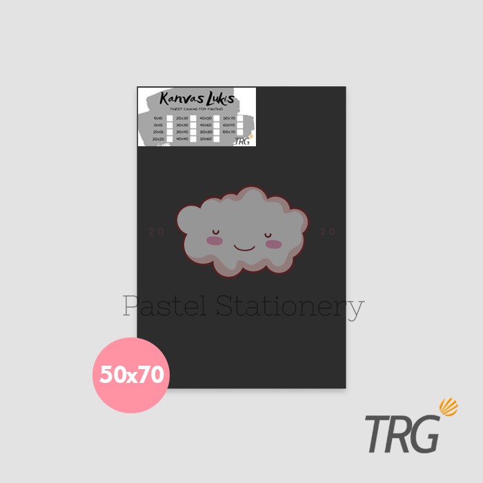 

Kanvas Lukis Hitam 50 x 70 cm TRG - Black Canvas Board 50x70 TRG
