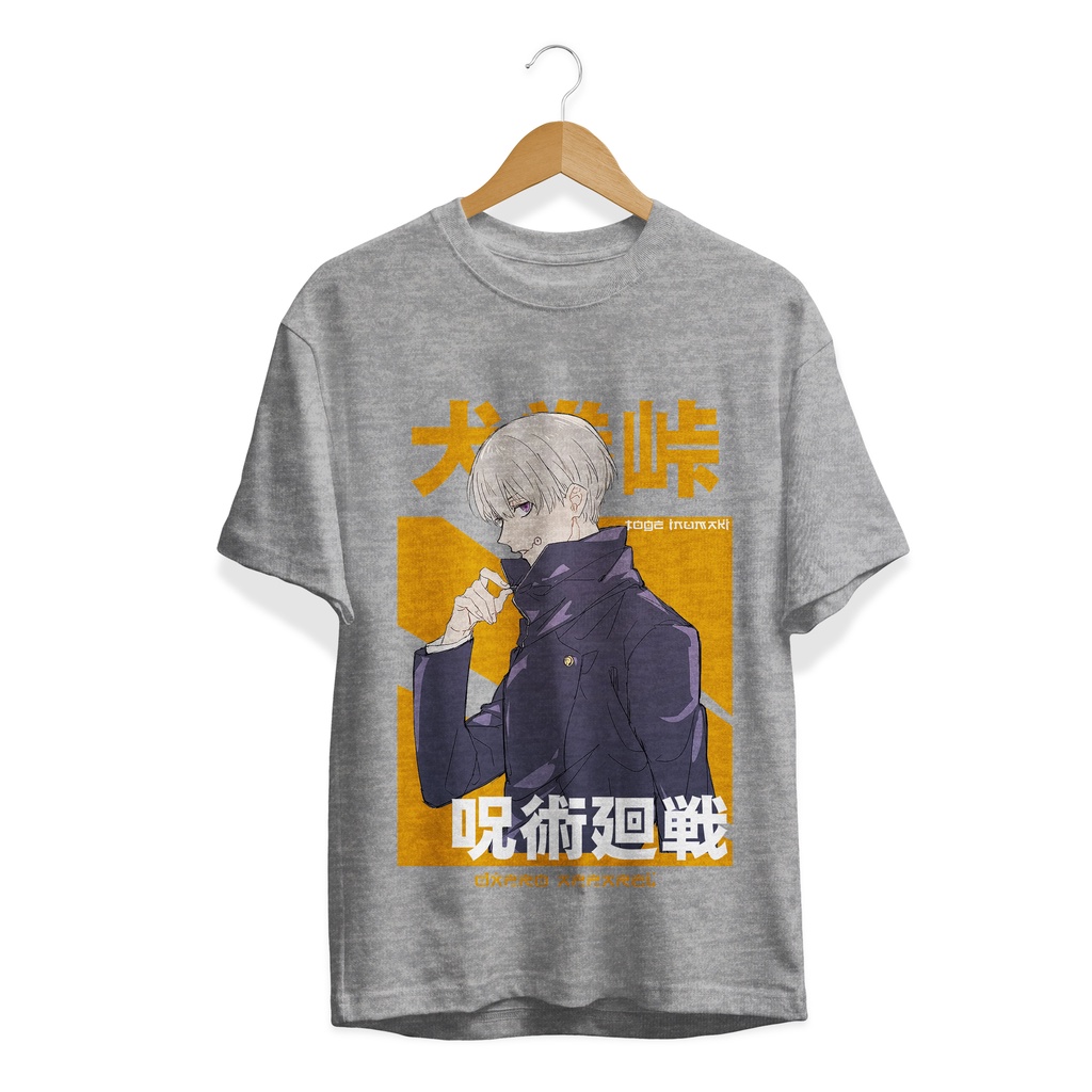 T-SHIRT KAOS ANIME INUMAKI TOGE JUJUTSU KAISEN JEPANG ANIME MANGA