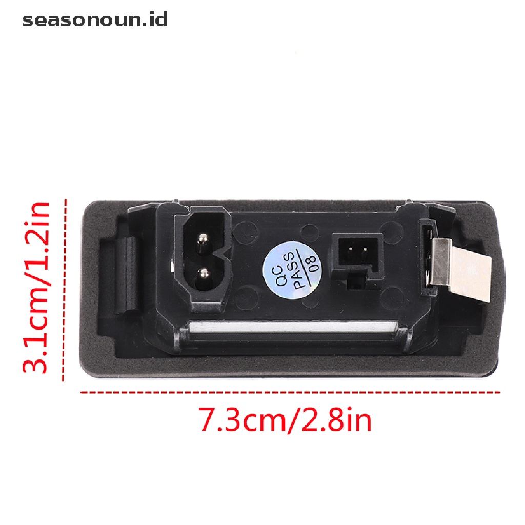 【seasonoun】 Led Car License Plate Light Rear Lights Number Plate Lamp For E39 M5 E70 X5 E93 ID