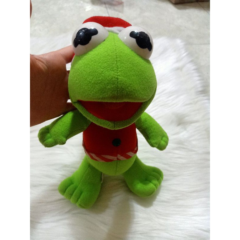 Vintage McD Muppet Babies Christmas Kermit (loose)