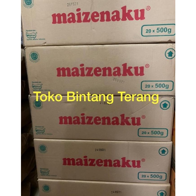 

SALE Tepung Maizena Corn Starch Maizenaku 500gr x 20 pcs 1 Dus Karton 10 kg